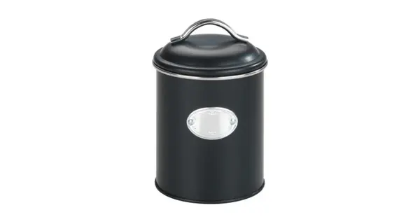 Cutie metalica depozitare 1 litru Wenko Nero 54067100
