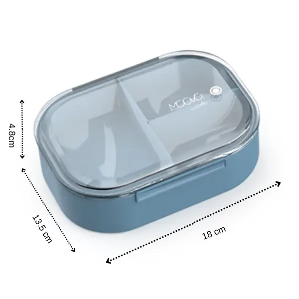 Cutie mica pentru pranz Nuvita Powder Blue 490 ml