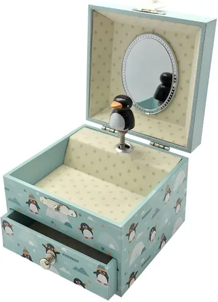 Cutie muzicala iluminata Trousselier - Pinguin