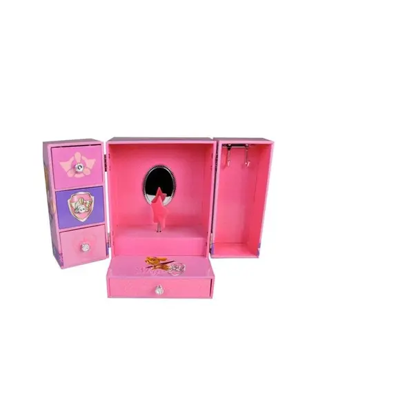 Cutie muzicala pentru bijuterii, roz, 21x15x12 cm, Paw Patrol Engros