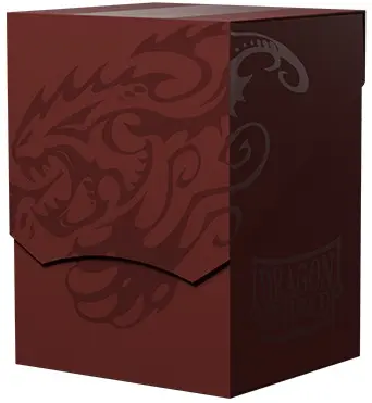 Cutie pentru carti de joc Dragon Shield Deck Shell - Blood Red (100 buc.)