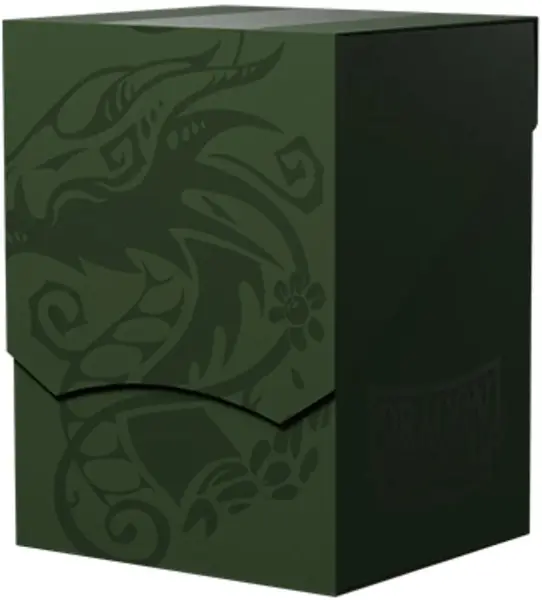 Cutie pentru carti de joc Dragon Shield Deck Shell - Forest Green (100 buc.)