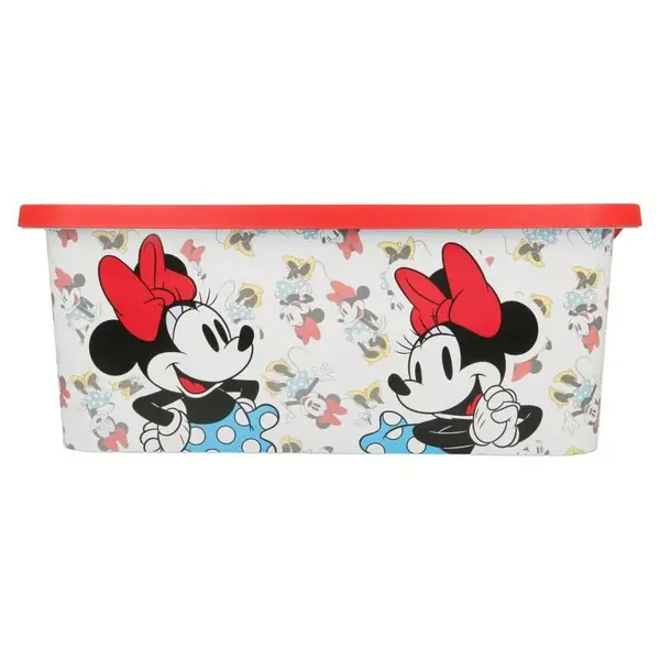 Cutie pentru depozitare, din plastic, cu capac, 13 L, multicolor, 39x29x15 cm, Minnie Mouse, Disney, mm02 Engros