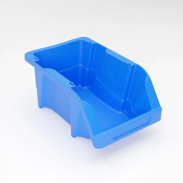 Cutie pentru depozitare, Ergobox 1, albastru, 173 x 106 x 78 mm