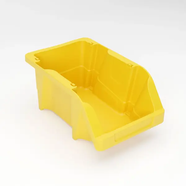 Cutie pentru depozitare, Ergobox 1, galben, 173 x 106 x 78 mm