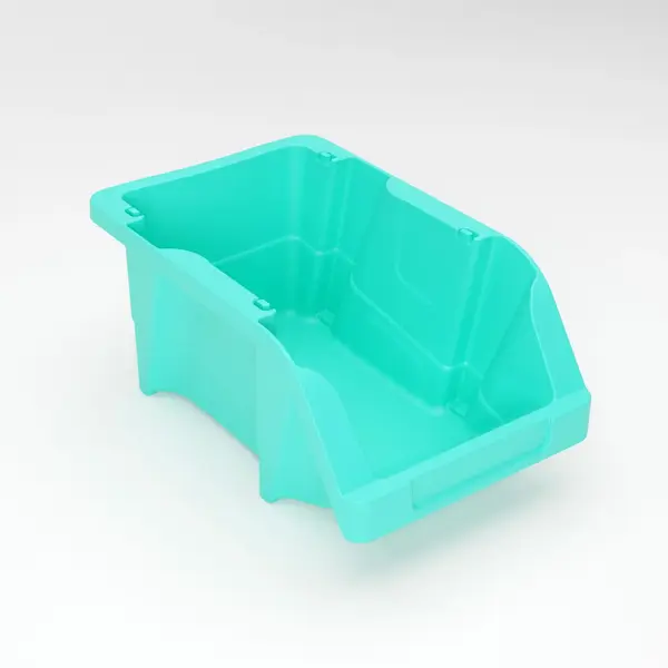 Cutie pentru depozitare, Ergobox 1, turcoaz, 173 x 106 x 78 mm