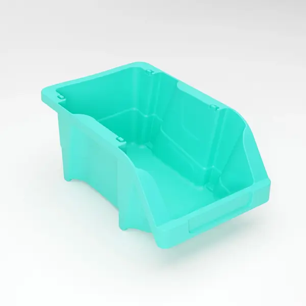 Cutie pentru depozitare, Ergobox 1, turcoaz, 173 x 106 x 78 mm