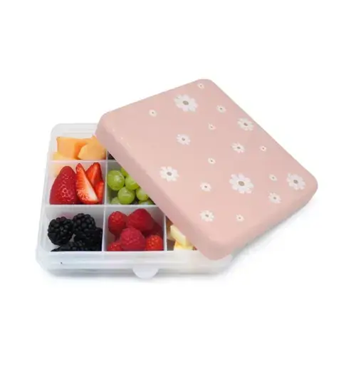 Cutie pentru depozitarea alimentelor Melii, cu 9 compartimente, Roz