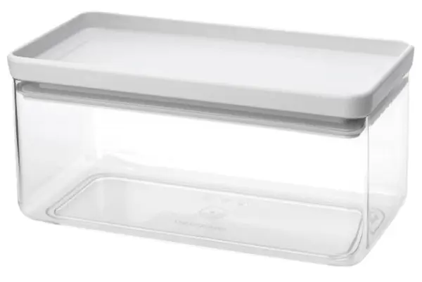 Cutie pentru depozitarea produselor Brabantia - Tasty+ Stackable, 1.5 l, Light Grey