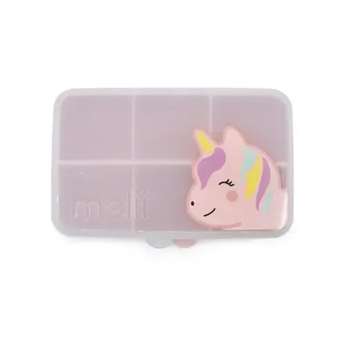 Cutie pentru gustari Melii Unicorn, cu 6 compartimente
