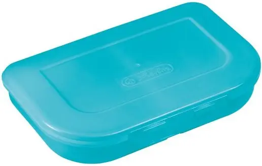 Cutie pentru mâncare Herlitz - Cu 2 compartimente, turcoaz