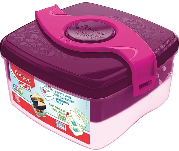 Cutie pentru mâncare Maped Origin - Roza, 1400 ml