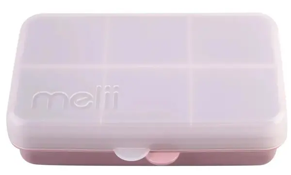 Cutie pentru mâncare Melii Luxe - Cu 6 compartimente, roz