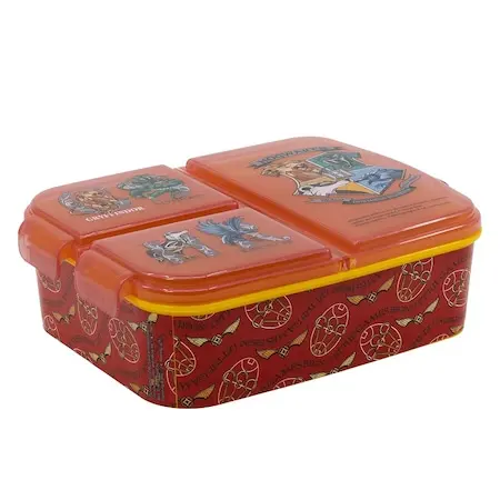 Cutie pentru pranz Harry Potter School Shields, 6.7 x 16.5 x 19.5 cm, Multicolor Engros