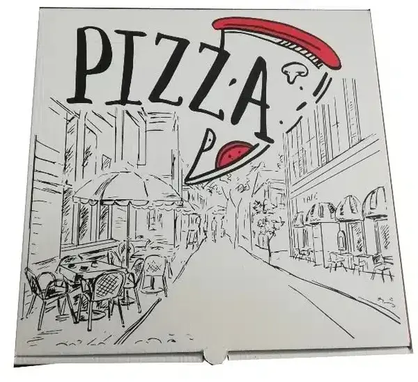 Cutie Pizza Urban 40 cm carton kraft – Set 50 buc Cutie Pizza Urban 40 cm carton kraft – Set 50 buc