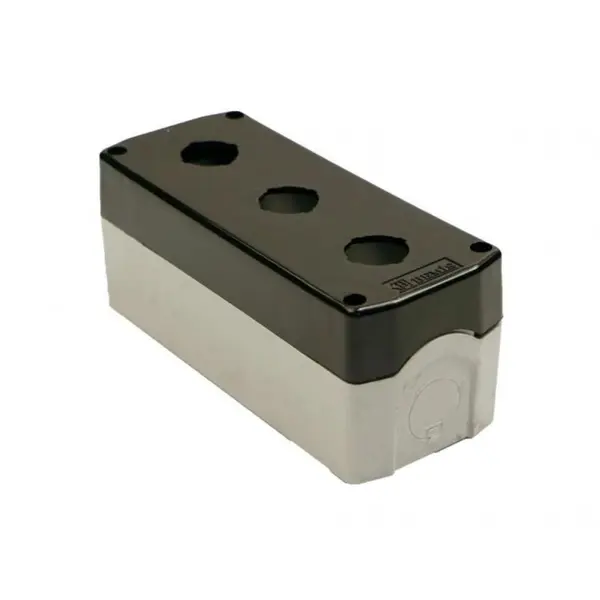 Cutie Plastic 3 Butoane Bemis BT3-3000-0002, IP44, Negru