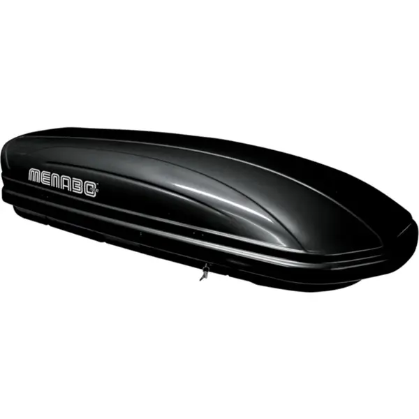 Cutie portbagaj Menabo Mania, 400 L, 164 cm, Negru