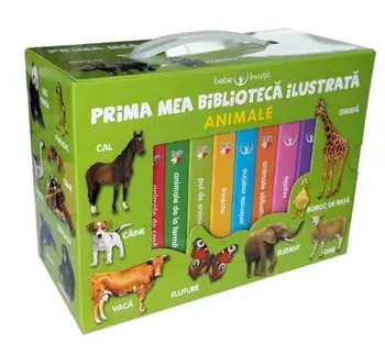 Cutie Prima mea biblioteca ilustrata. Animale (8 carticele)/***