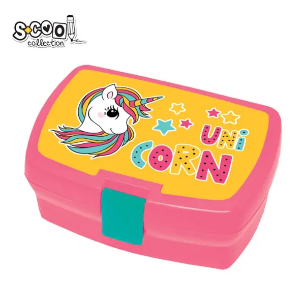 Cutie sandwich 630 ml, Unicorn, S-Cool, galben