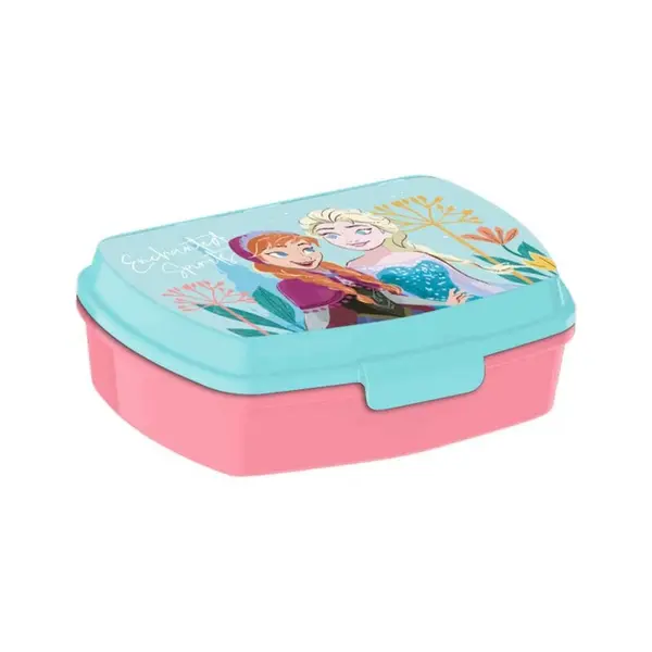 Cutie sandwich multicolor, 20x8 cm, din plastic fara BPA, Frozen Engros