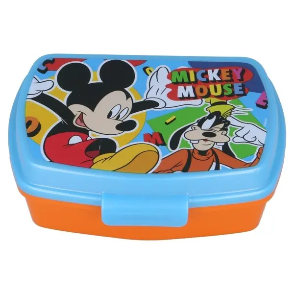 Cutie sandwich, multicolor, fara BPA, 17x 14 x 5.5 cm, Mickey Mouse Engros