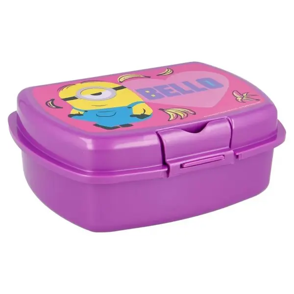 Cutie sandwich, multicolor, fara BPA, 18.2 x 13.6 x 6.7, Minions Engros