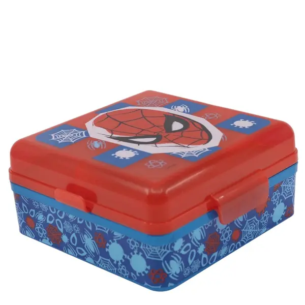 Cutie sandwich, multicompartimente, multicolor, fara BPA, Arachnid, Spiderman Engros