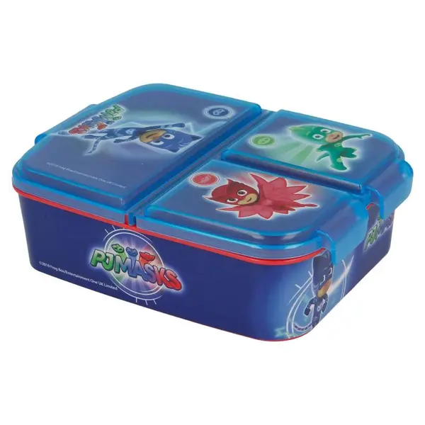 Cutie sandwich, multicompartimente, pentru copii, multicolor, fara BPA, PJ Masks Engros