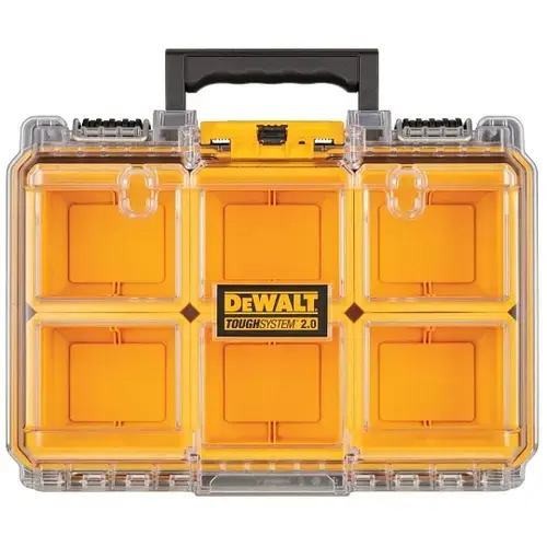 Cutie scule ToughSystem 2.0, DeWALT, Plastic, 266 x 367 x 132 cm, Galben/Negru