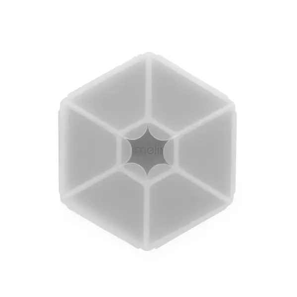 CUTIE SNACK HEXAGON SNACKLE 6 COMPARTMENTE, MELII, GREY