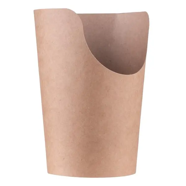 Cutii din Carton PE pentru Cartofi, Kraft, 350 ml, 65 Bucati