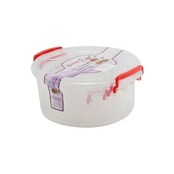 Cutii din Plastic pentru Depozitarea Alimentelor, 4 Bucati, Transparente, Perfect Home
