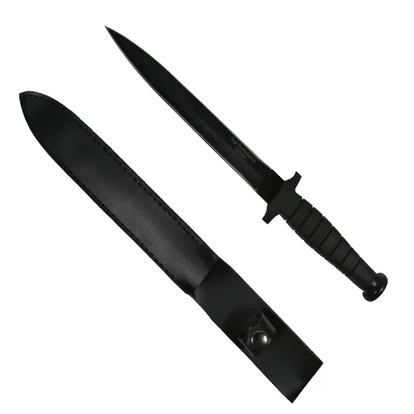Cutit Baioneta cu doua taisuri DEPOX , Tactical Knife, camping, vanatoare, pescuit, 35 cm