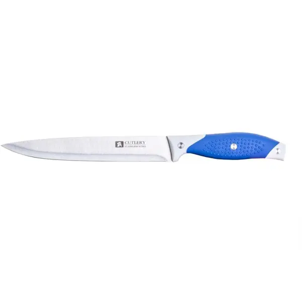 Cutit Bucatarie, Lungime Lama 19 cm, Albastru