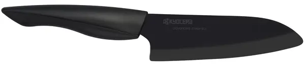 Cuțit ceramic Santoku KYOCERA - 14 cm, serie SHIN- ZK-140-BK