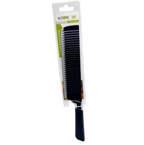 Cutit cu lama lata cu maner negru,33 cm
