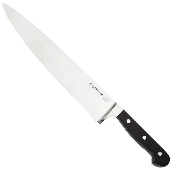 Cuțit de bucătar cu zimțare lată Giesser - 25 cm