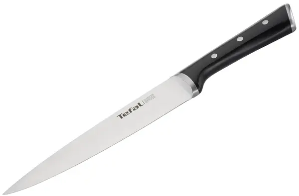 Cuțit de bucătărie Tefal - Ingenio Ice Force, 20 cm, negru