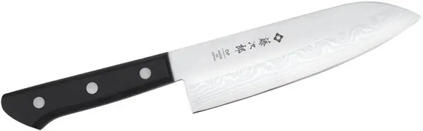 Cuțit de bucătărie Tojiro - DP Damascus Santoku F-331, VG10, 170 mm