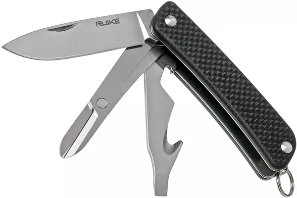 Cuțit de buzunar elvețian Ruike S31-B - 6 funcții