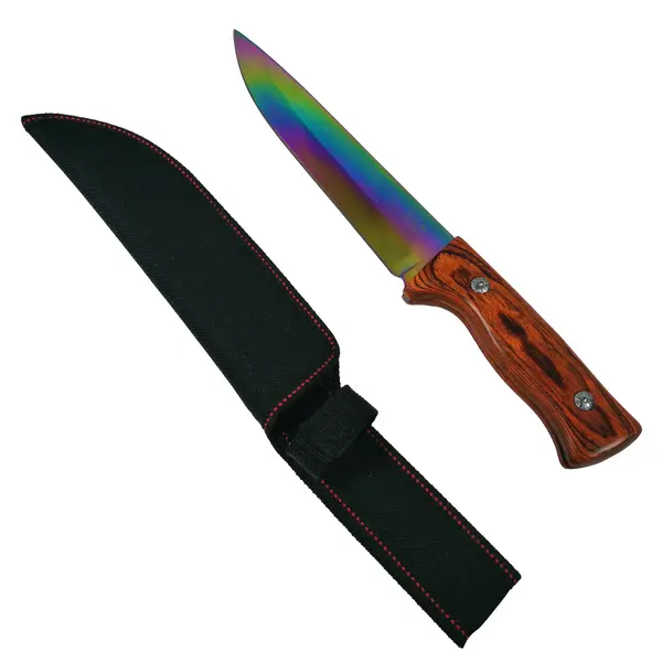 Cutit de vanatoare DEPOX , Rainbow Reign, 33 cm