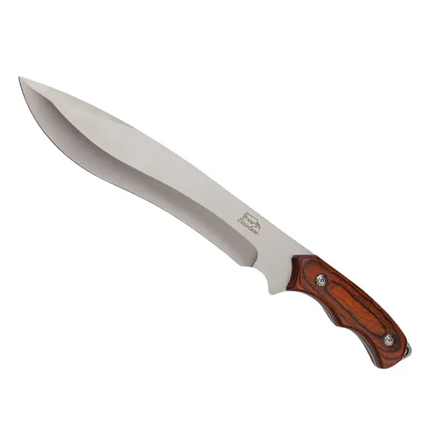 Cutit de vanatoare DEPOX , True Survivor, 38 cm, otel inoxidabil, maro, teaca inclusa