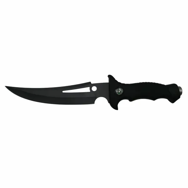 Cutit de vanatoare, Vendetta Knife, otel inoxidabil, negru, 31.5 cm, toc inclus