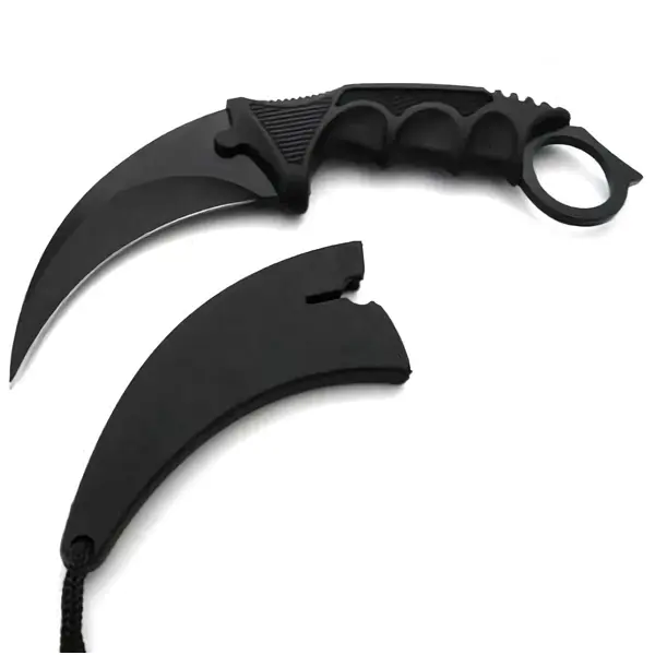 Cutit Karambit Night, DEPOX , 19 cm, Negru
