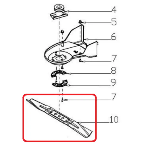 Cutit Masina Tuns Iarba Ruris RX311 (Cod PSRX331-2-3)
