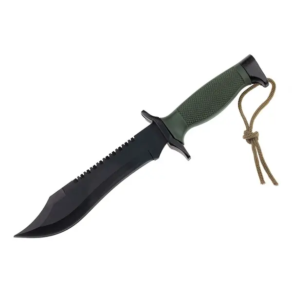 Cutit tactic, DEPOX , Military Rambo, 30.7 cm, Verde