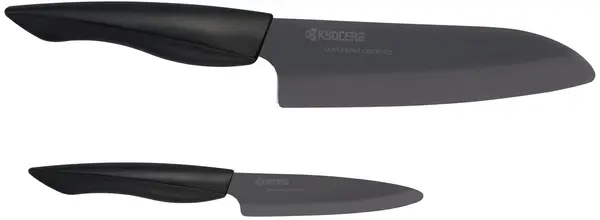 Cuțite din ceramică KYOCERA - SHIN, 2 buc, negru