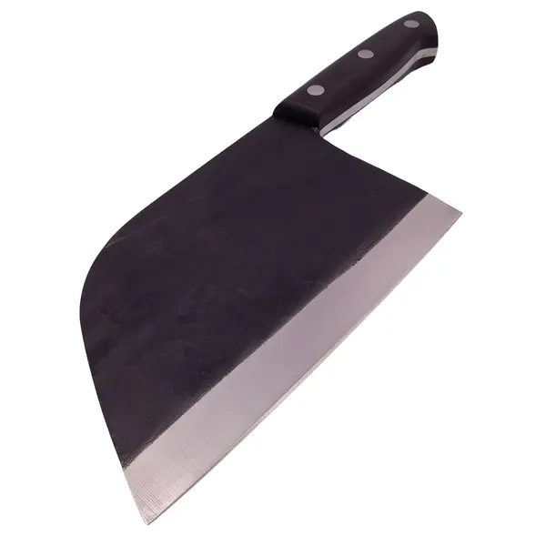 Cutitul bucatarului DEPOX , lucrat manual, Chef Selection, 29 cm, 480 g, otel inoxidabil, negru