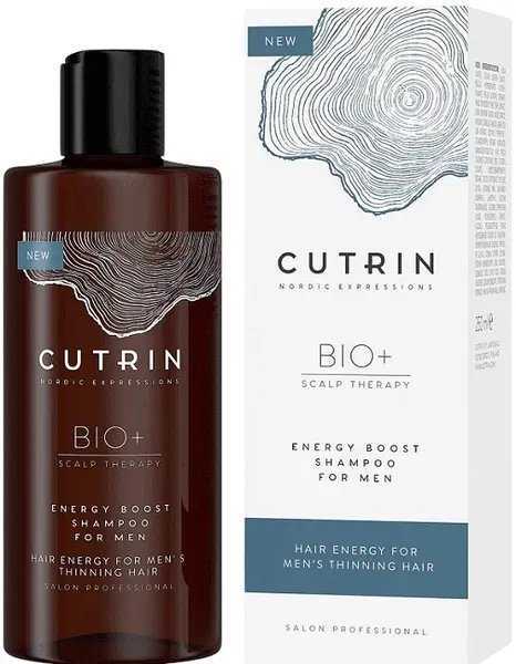 Cutrin Bio+ Șampon bioactiv împotriva căderii părului pentru bărbați Energy Boost, 250 ml