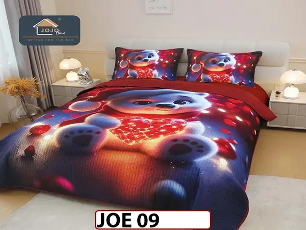 Cuvertura cu 3 piese IMPRIMATA DIGITAL - JOE 09